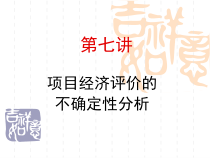 实际工程经济学第七讲第八章pp文件
