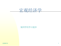 宏观经济学(PPT 142页)