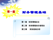x1001-1 财务管理基础