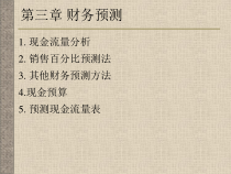 第3章财务预测