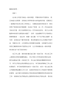 大学学生实习报告