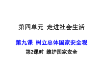 9.2《维护国家安全》PPT课件4-八年级上册道德与法治-部编人教版