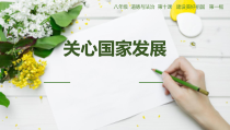 10.1《关心国家发展》PPT课件6-八年级上册道德与法治-部编人教版