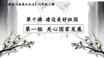 10.1《关心国家发展》PPT课件11-八年级上册道德与法治-部编人教版