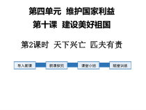10.2《天下兴亡 匹夫有责》PPT课件11-八年级上册道德与法治-部编人教版