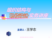 组织结构与职位设计实务讲座
