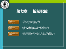 第七章控制职能