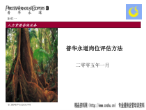 岗位评估概述与方法