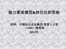 能力素质模型_岗位任职资格-喻春林