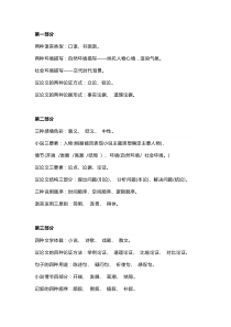 初中语文常用知识点大总结