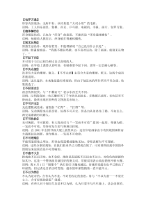 初中语文考试出错率高的成语