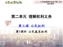 2.3.1《公民基本权利》PPT课件2-八年级下册道德与法治部编版