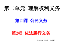 2.4.2《依法履行义务》PPT课件8-八年级下册道德与法治部编版