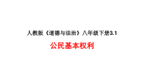 2.3.1《公民基本权利》PPT课件10-八年级下册道德与法治部编版