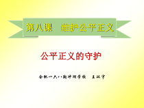4.8.2《公平正义的守护》PPT课件14-八年级下册道德与法治部编版