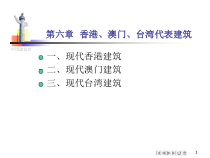 香港、澳门、台湾代表建筑-PowerPoint演示文稿