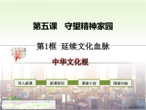 5.1《延续文化血脉》PPT课件6-九年级上册道德与法治部编版