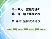 1.1《坚持改革开放》PPT课件5-九年级上册道德与法治部编版