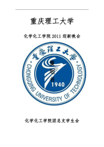 重庆理工大学化学化工学院迎新晚会策划书