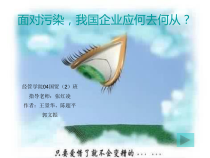 面对污染，我国企业应何去何从-PowerPointPr