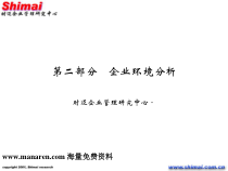 企业环境分析