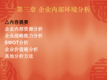 企业内部环境分析课程