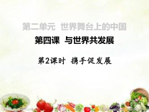 2.4.2第四课《与世界共同发展-携手促发展》PPT课件3-九年级下册道德与法治部编版