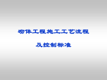 建筑工程砌体施工工艺流程及控制标准