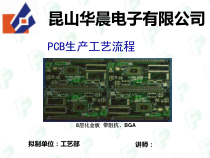 某电子公司PCB生产工艺流程