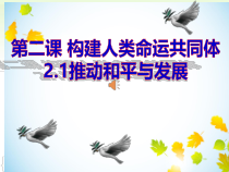 1.2.1第二课《构建人类命运共同体-推动和平与发展》PPT课件3-九年级下册道德与法治部编版