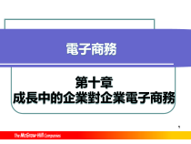 成长中的企业对企业电子商务