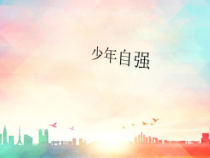 3.5.2第五课《少年的担当-少年当自强》PPT课件4-九年级下册道德与法治部编版