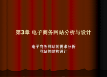 第3章电子商务网站分析与设计