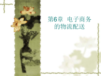 第6章电子商务的物流配送(改)