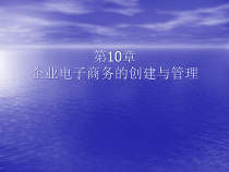 第10章,企业电子商务的创建与管理