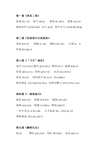 初二语文上册20课生字词汇总