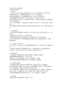 初中语文常考古诗文默写题