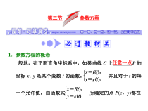 高考数学(文数)一轮复习课件 选修4-4 坐标系与参数方程 第二节 参数方程(含详解)