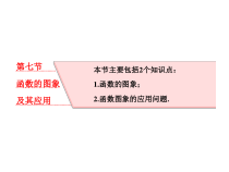 高考数学(理数)一轮复习课件：第二章 函数的概念与基本初等函数Ⅰ 第七节 函数的图象及其应用 (含详解)