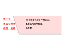 高考数学(理数)一轮复习课件：第十二章 推理与证明、算法、复数 第三节 算法与程序框图、复数 (含详解)