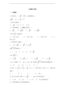 （通用版）中考数学一轮复习卷：无理数与实数（含解析）