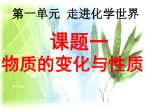 《课题1 物质的变化和性质》PPT课件1-九年级上册化学人教版