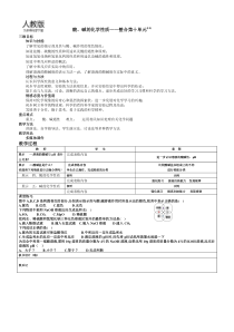 《酸、碱的化学性质单元复习》教案-九年级下册化学人教版