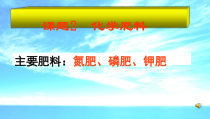 《课题2 化学肥料》PPT课件1-九年级下册化学人教版