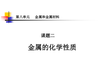 《课题2 金属的化学性质》PPT课件3-九年级下册化学人教版