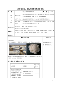 《到实验室去：精盐中难溶性杂质的去除》教学设计1-九年级下册化学鲁教版