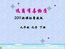 《第三节 远离有毒物质》PPT课件2-九年级下册化学鲁教版