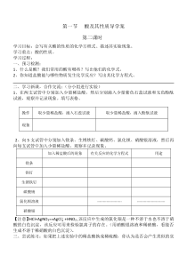 《第一节 酸及其性质》导学案-九年级下册化学鲁教版