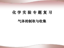 《化学实验专题复习：气体的制取与收集》PPT课件6-九年级上册化学沪教版