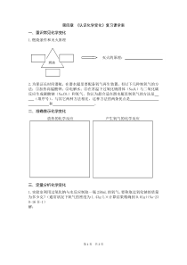 《第四章 认识化学变化复习课》学案-九年级上册化学沪教版